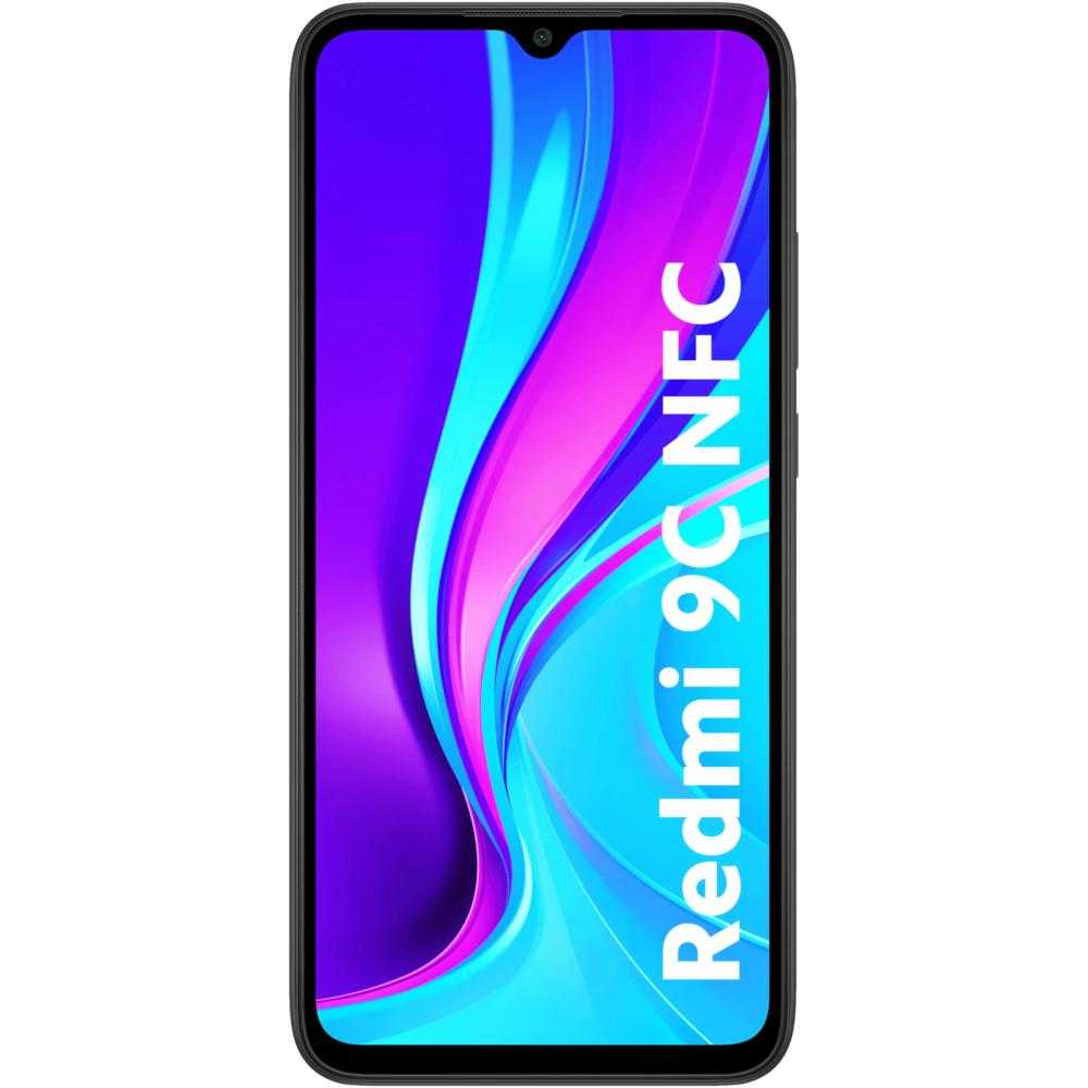 Telefon mobil Xiaomi Redmi 9C (NFC), 64GB, 3GB, Dual SIM, Midnight Gray