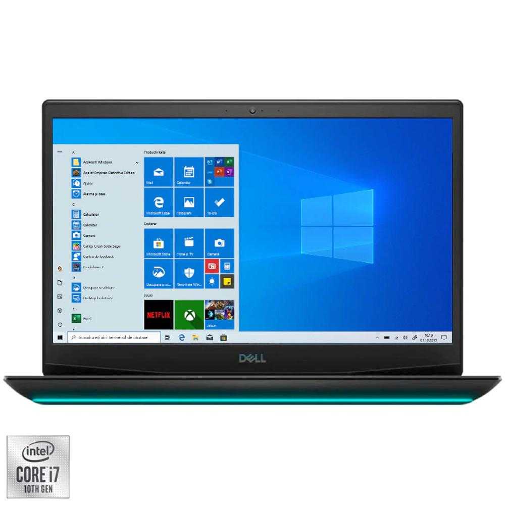 Laptop Gaming Dell Inspiron 5500 G5, Intel® Core™ i7-10750H, 16GB DDR4, SSD 1TB, NVIDIA GeForce RTX 2060 6GB, Windows 10 Home