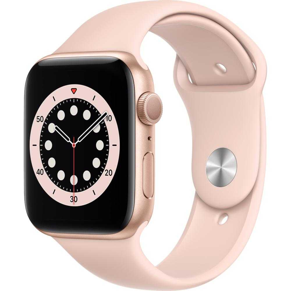 Apple Watch Series 6 GPS, 44mm, Gold, Aluminium Case, Pink Sand Sport Band