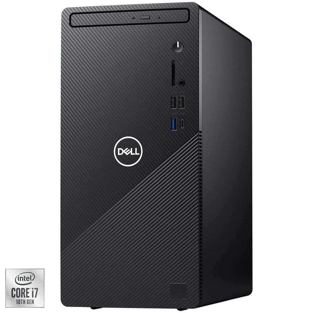 Sistem Desktop PC Dell Inspiron 3881, Intel® Core™ i7-10700, 8GB DDR4, SSD 512GB, NVIDIA GeForce GTX 1650 SUPER 4GB, Windows 10 Home