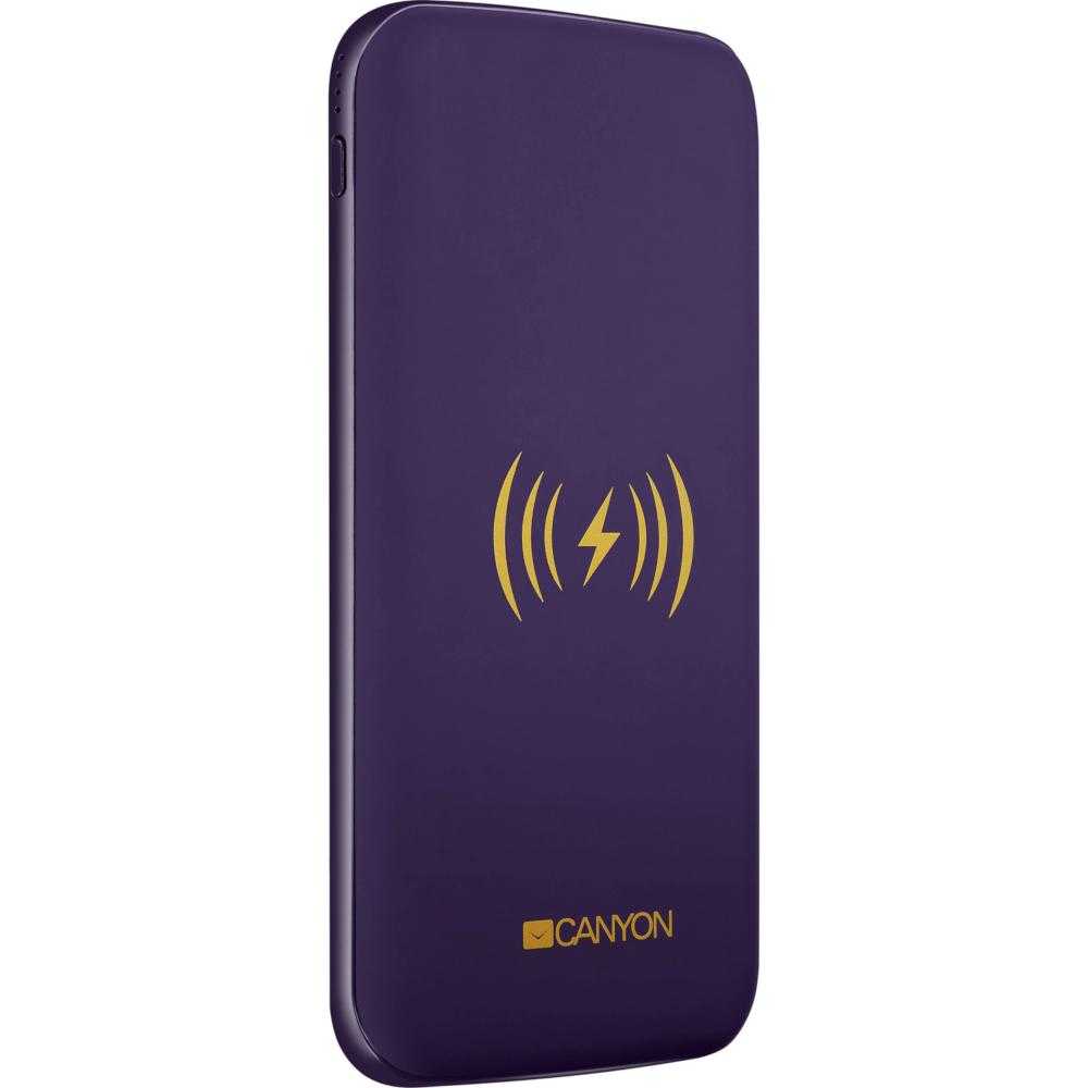 Acumulator extern Canyon CNS-TPBW8P, Wireless, 8000 mAh, Mov