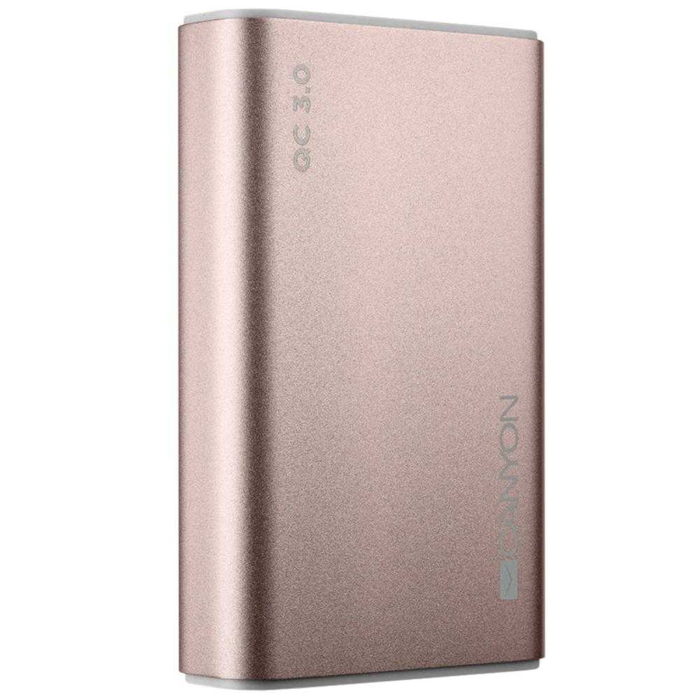 Acumulator extern Canyon CND-TPBQC10RG, 10000 mAh, Rose Gold