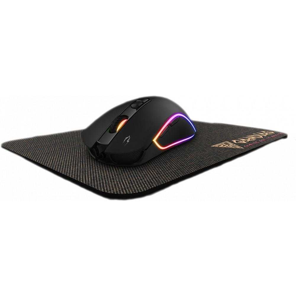 Mouse gaming Gamdias Zeus E3 RGB + mousepad Gamdias NYX E1