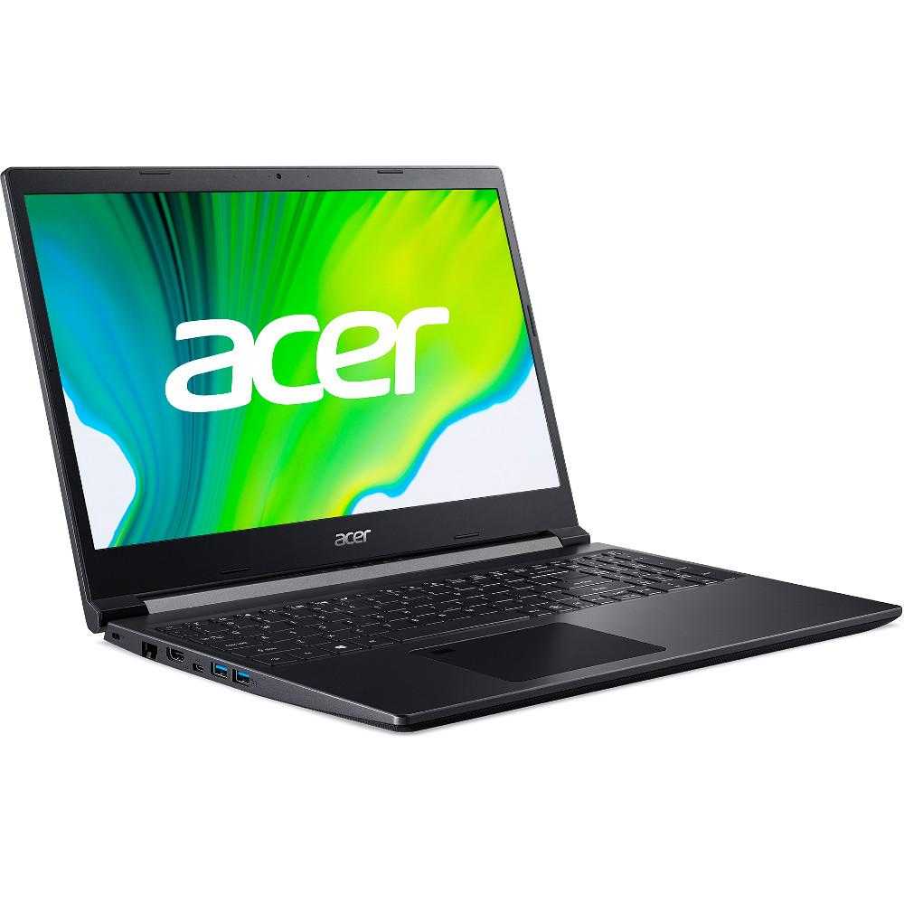 Laptop Gaming Acer Aspire 7 A715-41G-R8GUG, AMD Ryzen&trade; 5 3550H, 8GB DDR4, SSD 512GB, NVIDIA GeForce GTX 1650 4GB, Free DOS