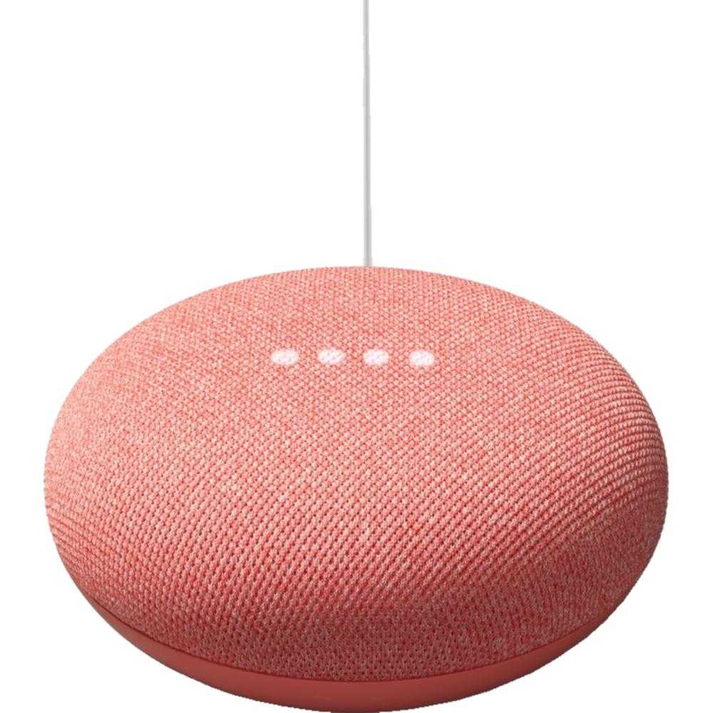 Boxa inteligenta Google Nest Mini, 2nd Gen, Coral