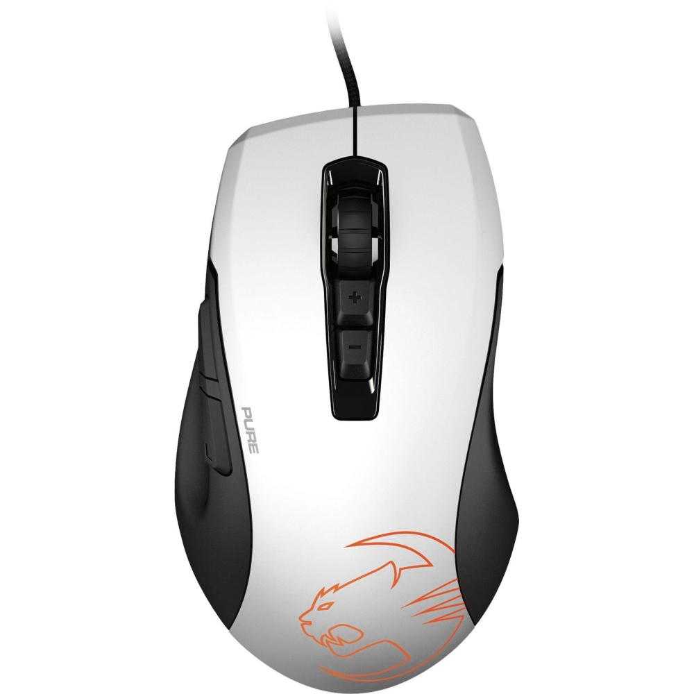 Mouse Gaming Roccat Kone Pure Owl-Eye, Alb