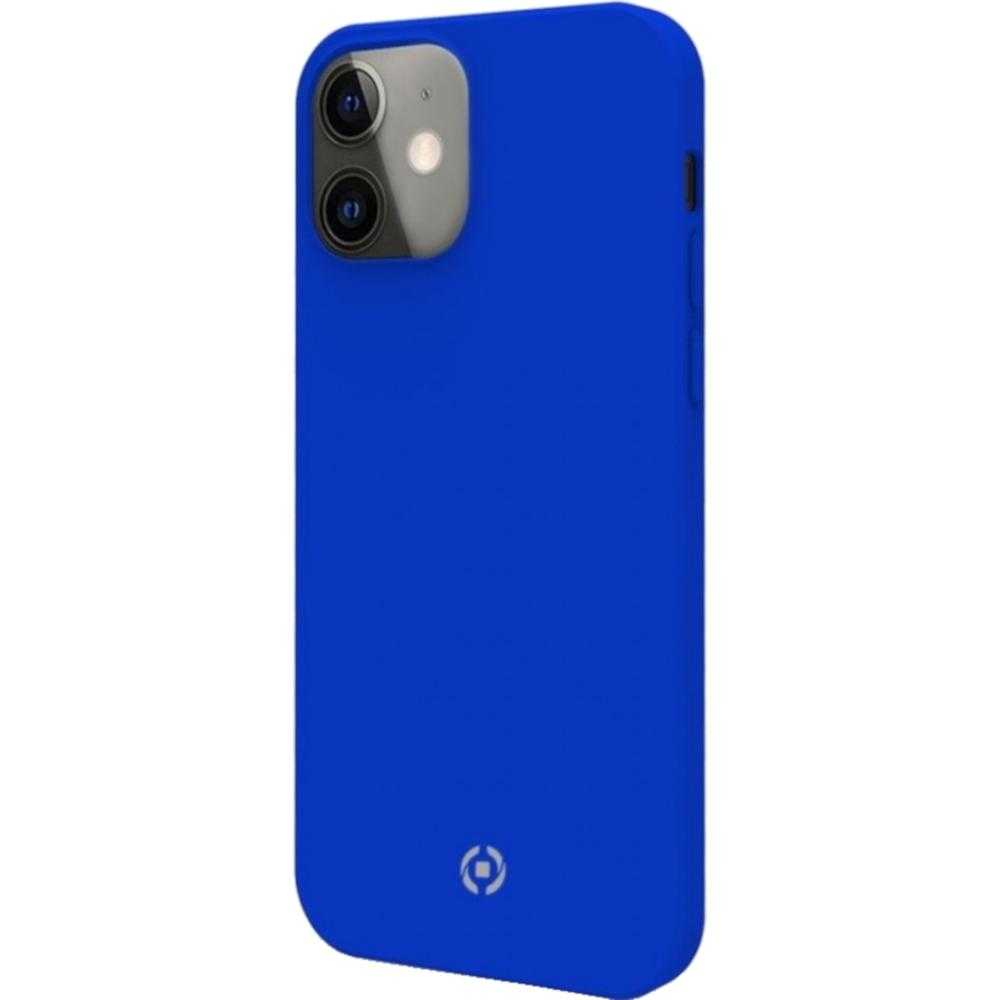 Husa de protectie Celly Feeling pentru iPhone 12 Mini, Albastru