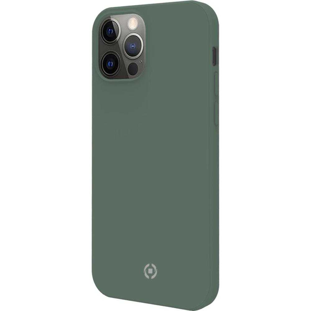 Husa de protectie Celly Cromo pentru iPhone 12 Pro, Verde