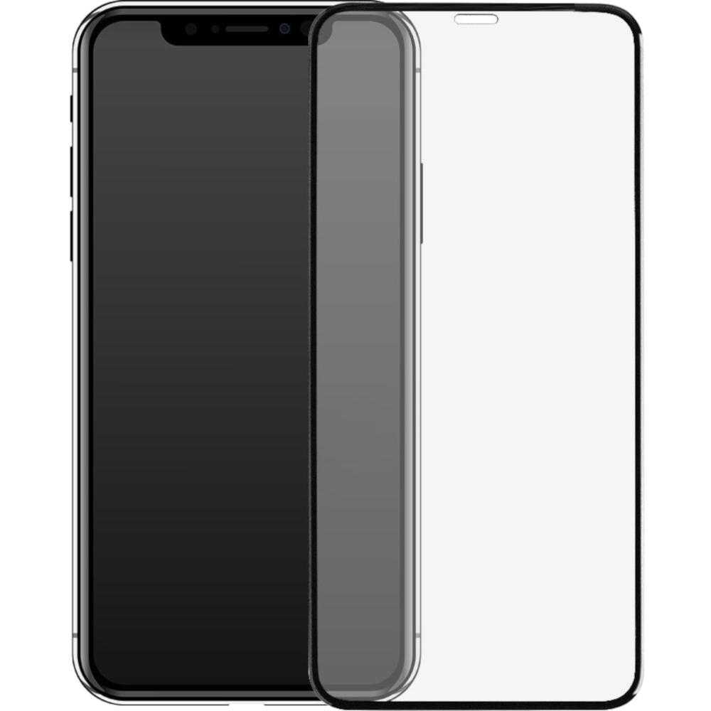 Folie protectie Lemontti Full Fit pentru iPhone 12/12 Pro, Negru