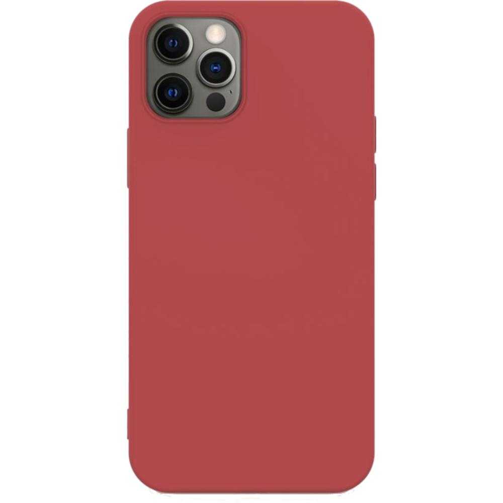 Husa de protectie Lemontti Silicon Soft Slim pentru iPhone 12 Pro Max, Santa Red