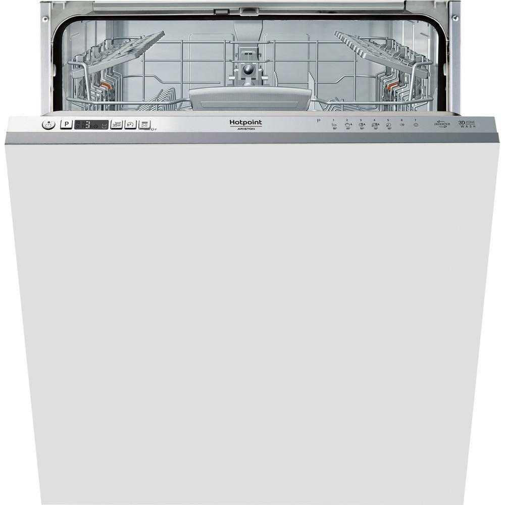 Masina de spalat vase incorporabila Hotpoint HI 5030 W, 14 seturi, 9 programe, Clasa D