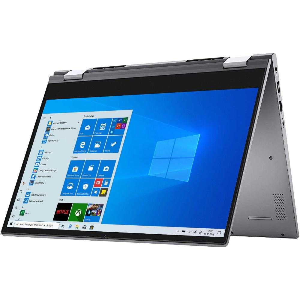 Laptop 2 in 1 Dell Inspiron 5406, Intel® Core™ i7-1165G7, 8GB DDR4, SSD 512GB, Intel® Iris® Xe Graphics, Windows 10 Home