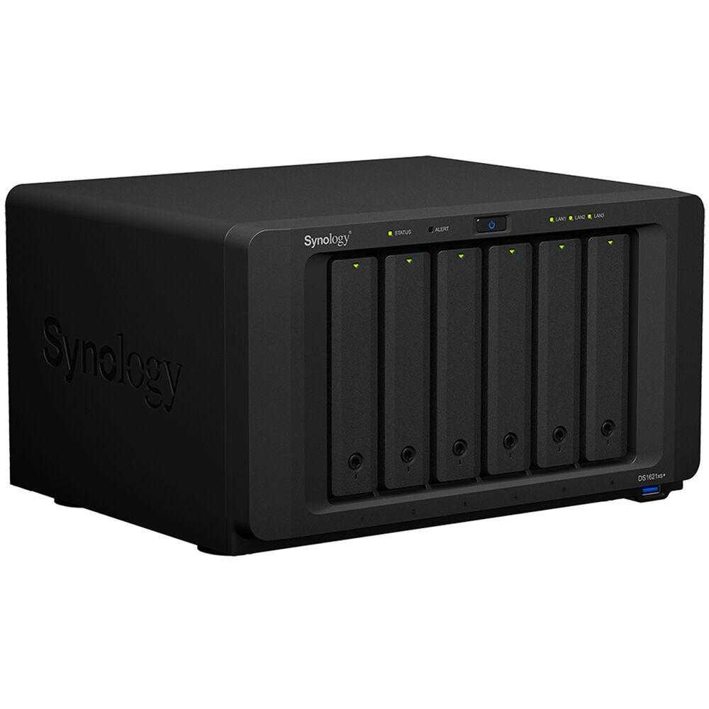 Network Attached Storage Synology DS1621xs+, 6-Bay, 8GB DDR4, 10GbE