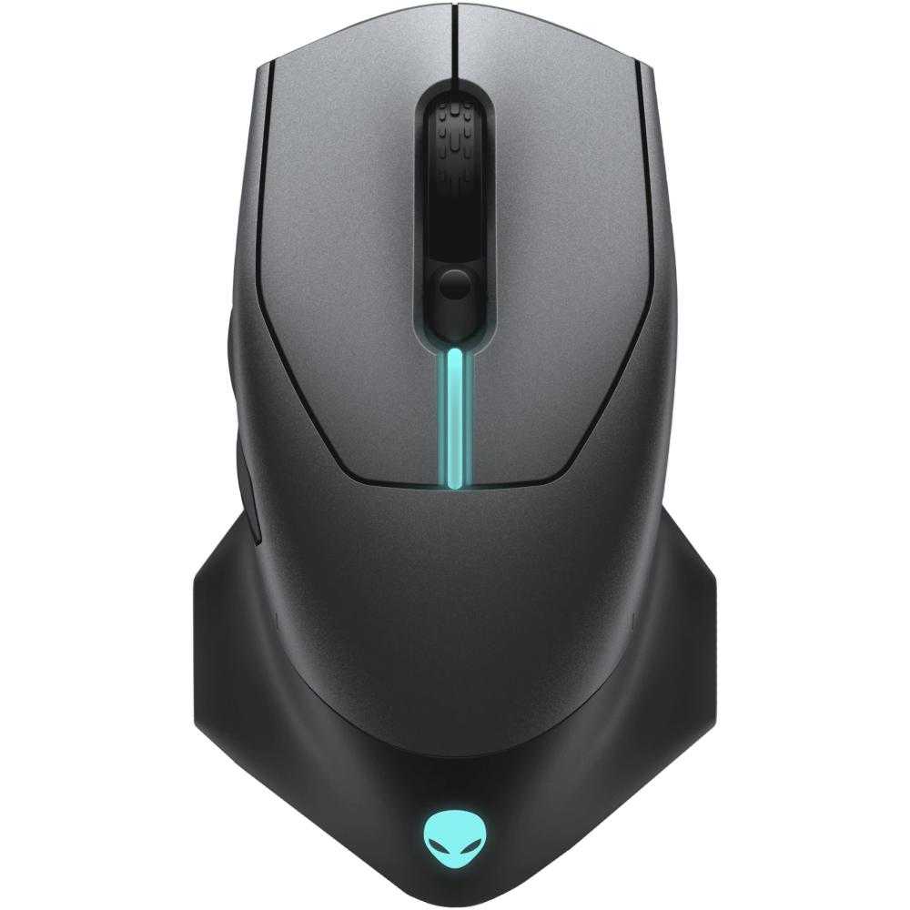 Mouse gaming wireless Alienware 610M, Moon Grey