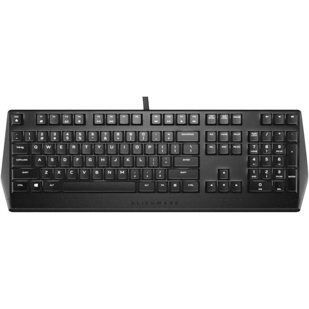 Tastatura gaming mecanica Alienware 310K, Negru