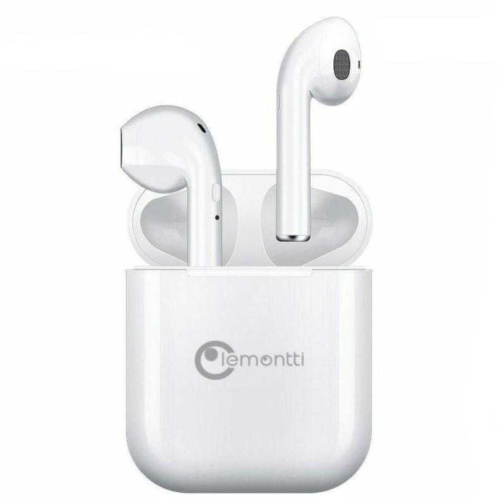 Casti True Wireless Lemontti LEMCTWW, Bluetooth, Alb