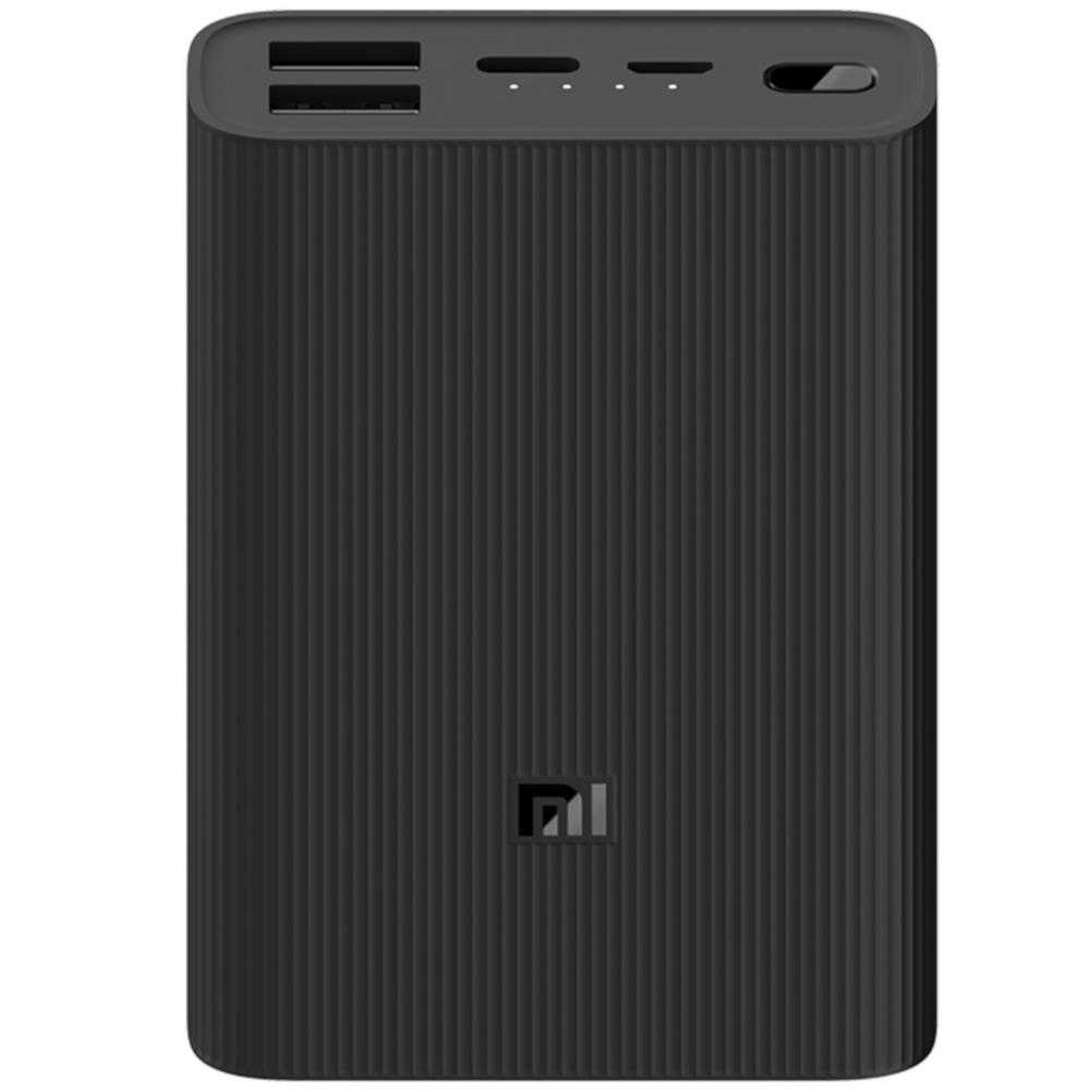 Acumulator extern Xiaomi Mi Power Bank 3 Ultra Compact, 10000 mAh, Fast Charge, Type-C, Negru