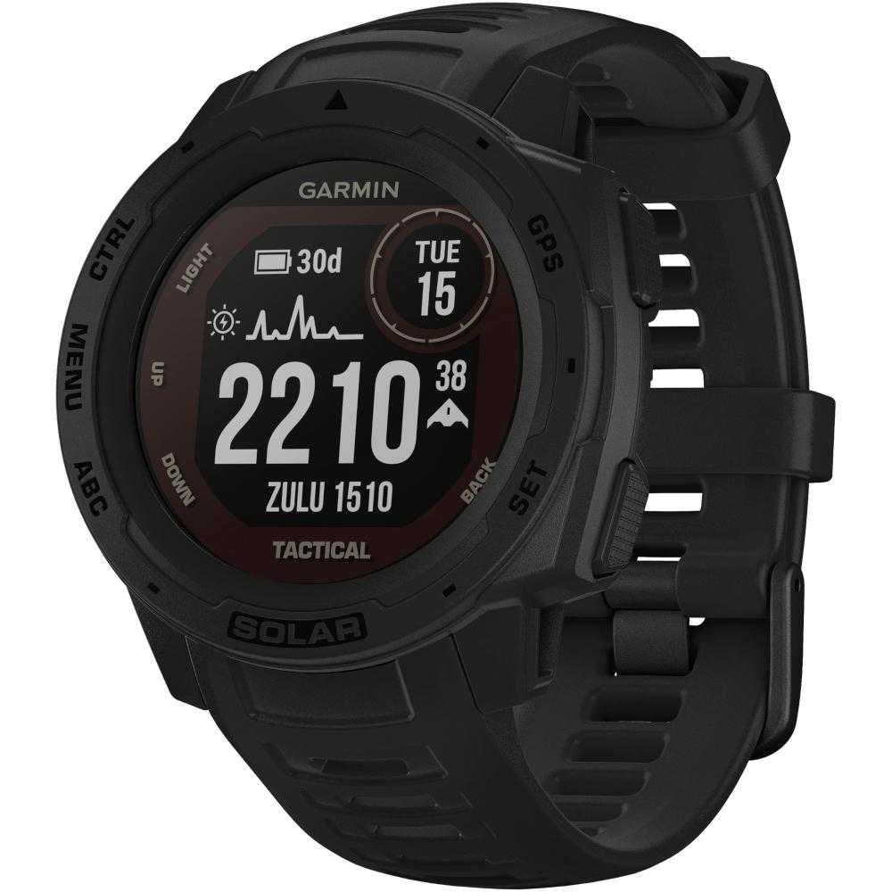 Smartwatch Garmin Instinct Solar, Negru