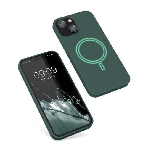 Husa Kwmobile pentru Apple iPhone 13 Mini, Silicon, Verde, 56558.169