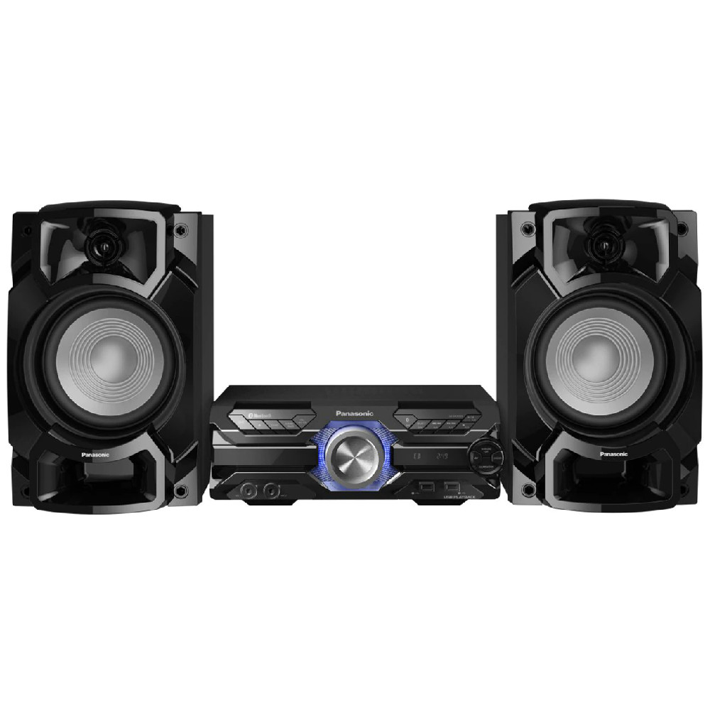 Minisistem audio Panasonic SC-AKX520E-K, High Power, 650 W RMS, Bluetooth, Max Juke App, AIRQUAKE BASS, Subwoofer