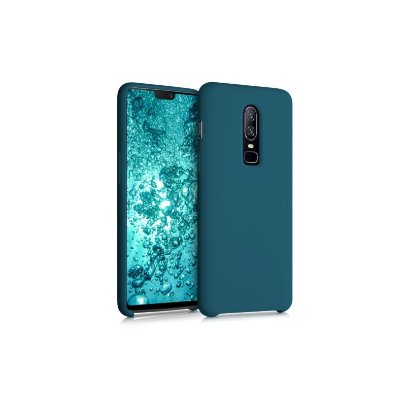 Husa pentru OnePlus 6, Silicon, Verde, 46122.57