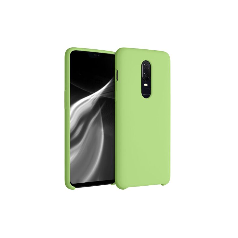 Husa pentru OnePlus 6, Silicon, Verde, 46122.214