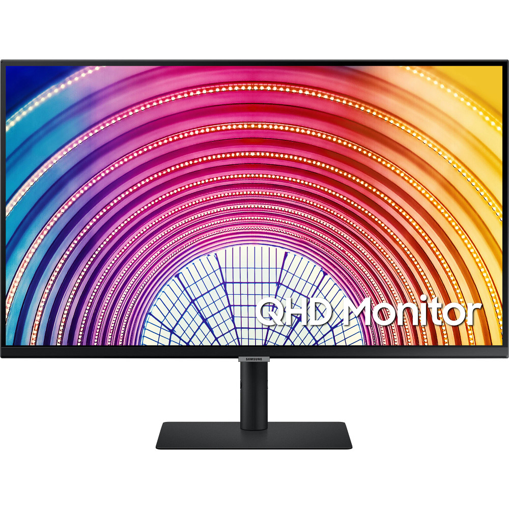 Monitor LED Samsung LS24A600NWUXEN, 24", WQHD, DisplayPort, Flicker Free, FreeSync, HDR, Negru