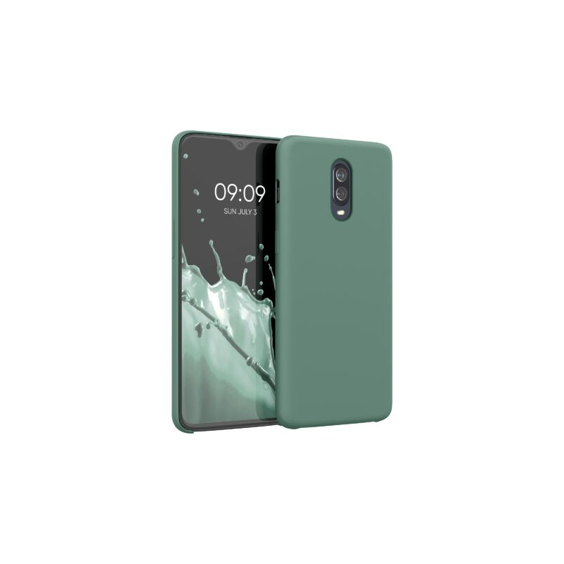 Husa pentru OnePlus 6T, Silicon, Verde, 46316.166