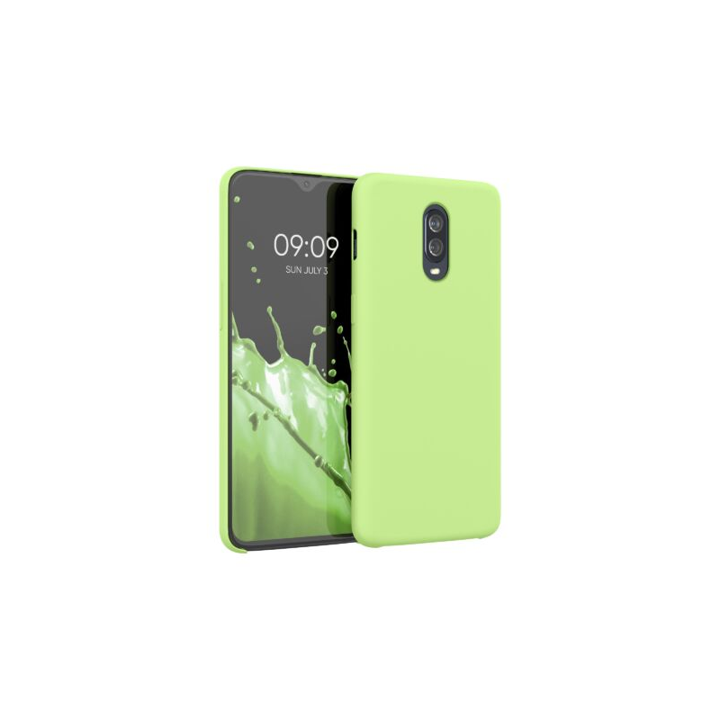 Husa pentru OnePlus 6T, Silicon, Verde, 46316.214