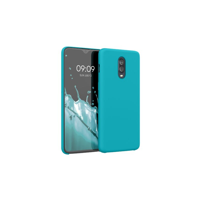 Husa pentru OnePlus 6T, Silicon, Albastru, 46316.205