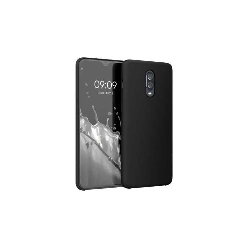 Husa pentru OnePlus 6T, Silicon, Negru, 46316.01