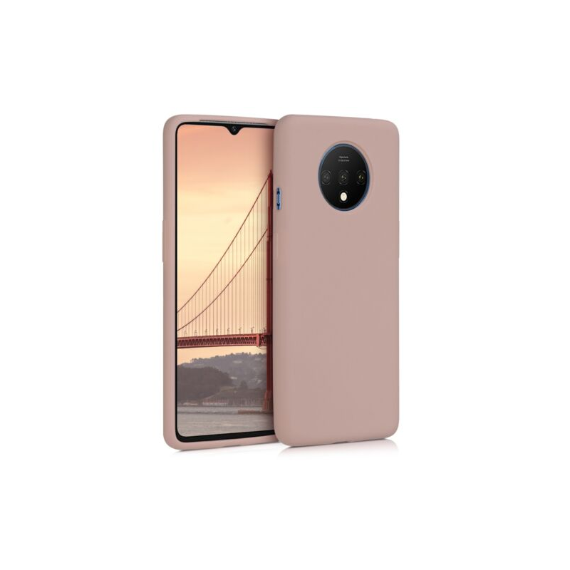 Husa pentru OnePlus 7T, Silicon, Roz, 50403.10