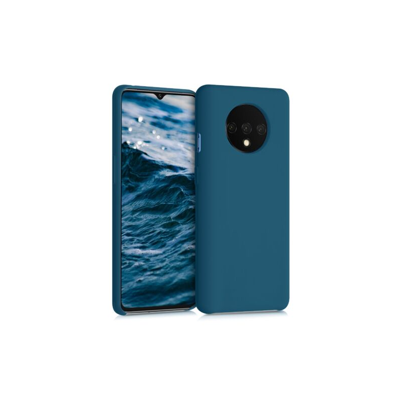 Husa pentru OnePlus 7T, Silicon, Verde, 50403.57