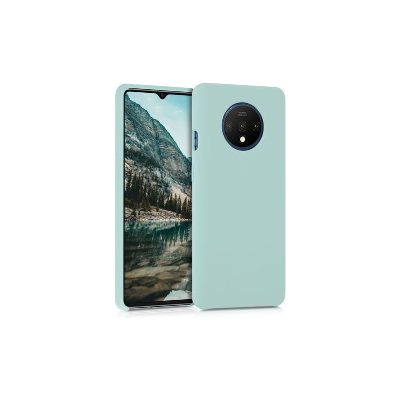 Husa pentru OnePlus 7T, Silicon, Verde, 50403.71