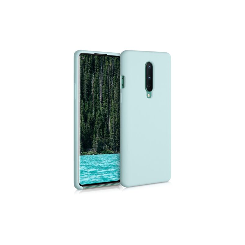 Husa pentru OnePlus 8, Silicon, Verde, 51867.50