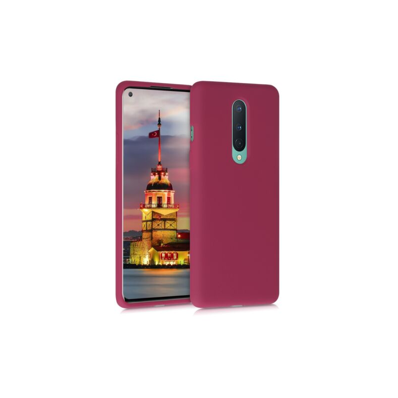 Husa pentru OnePlus 8, Silicon, Violet, 51867.106