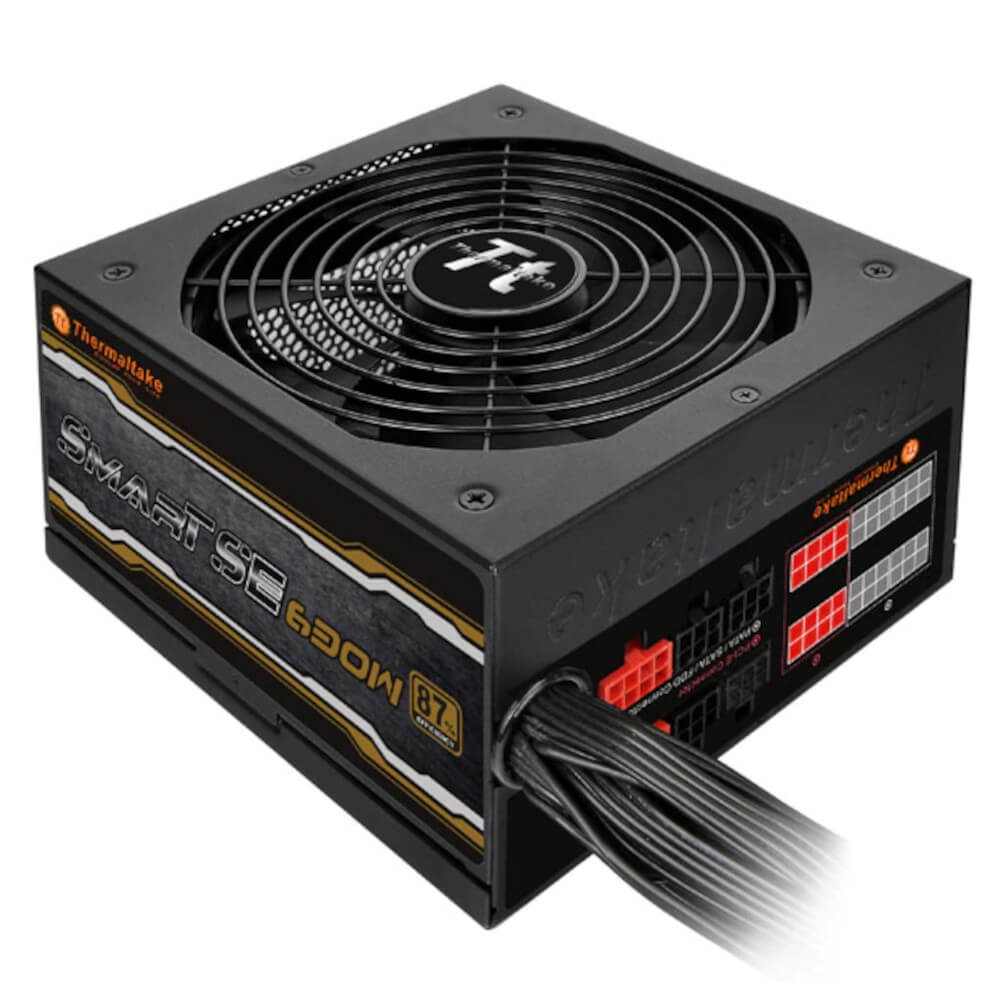 Sursa Thermaltake Smart SE, 630 W, 80 + bronze, Single rail, PFC Activ, Eficienta 87%