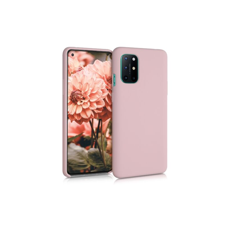 Husa pentru OnePlus 8T, Silicon, Roz, 53683.10