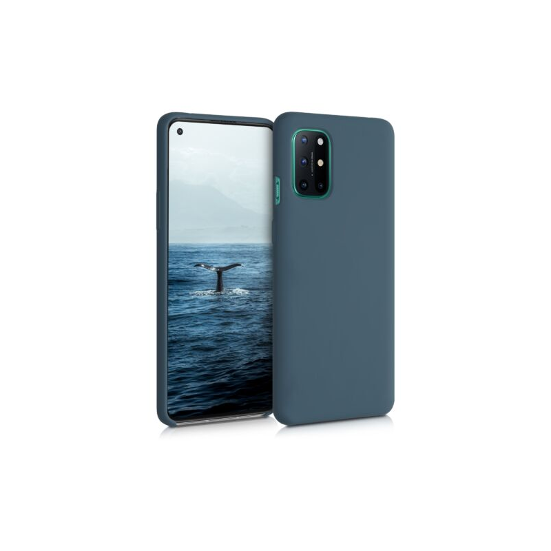 Husa pentru OnePlus 8T, Silicon, Albastru, 53683.202