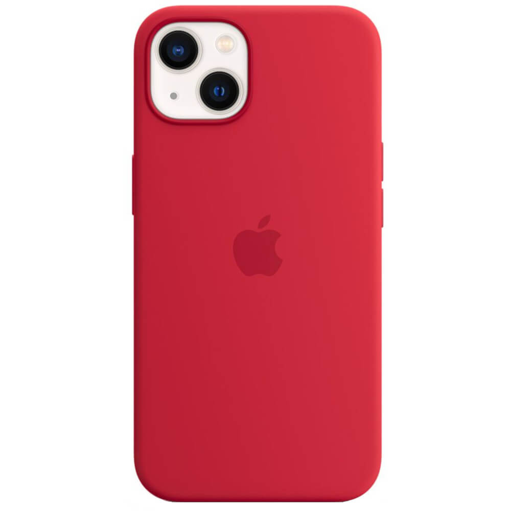 Husa de protectie Apple Silicone Case with MagSafe pentru iPhone 13, (PRODUCT)RED