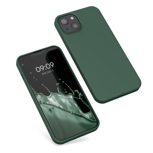 Husa Kwmobile pentru Apple iPhone 13, Silicon, Verde, 55948.169