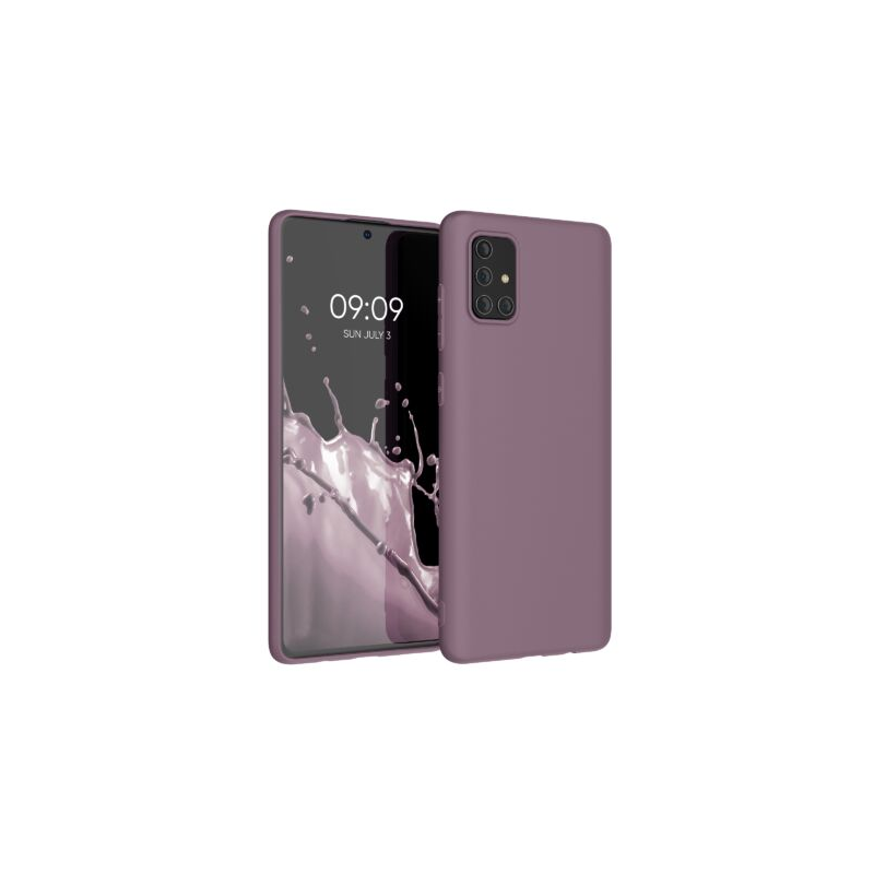 Husa pentru Samsung Galaxy A71, Silicon, Mov, 51208.181