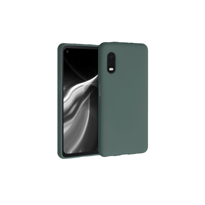 Husa pentru Samsung Galaxy Xcover Pro, Silicon, Verde, 53154.169