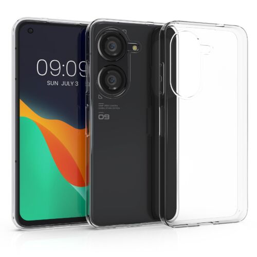 Husa Kwmobile pentru Asus Zenfone 9, Silicon, Transparent, 59450.03