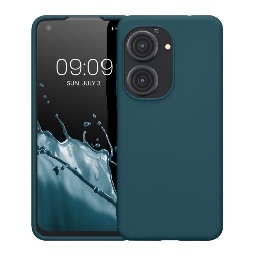 Husa Kwmobile pentru Asus Zenfone 9, Silicon, Verde, 59449.78