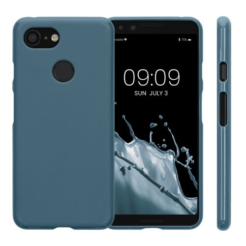 Husa Kwmobile pentru Google Pixel 3, Silicon, Albastru, 45967.202