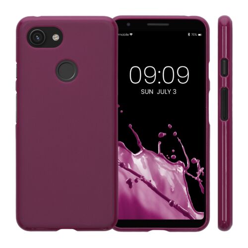 Husa Kwmobile pentru Google Pixel 3, Silicon, Violet, 45967.187