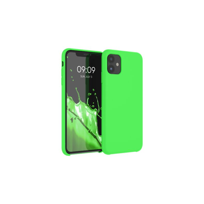 Husa pentru Apple iPhone 11, Silicon, Verde, 49724.159