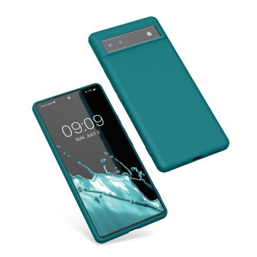 Husa Kwmobile pentru Google Pixel 6a, Silicon, Verde, 57799.57