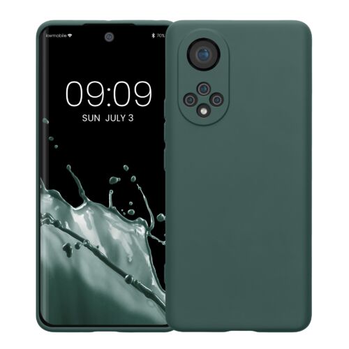 Husa Kwmobile pentru Honor 50, Silicon, Verde, 57828.169